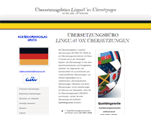 Tablet Screenshot of linguavox.de